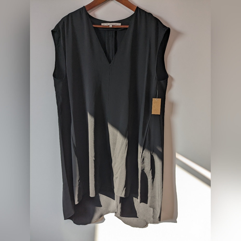 Rachel Rachel Roy Black Sleeveless Asymmetrical Dress